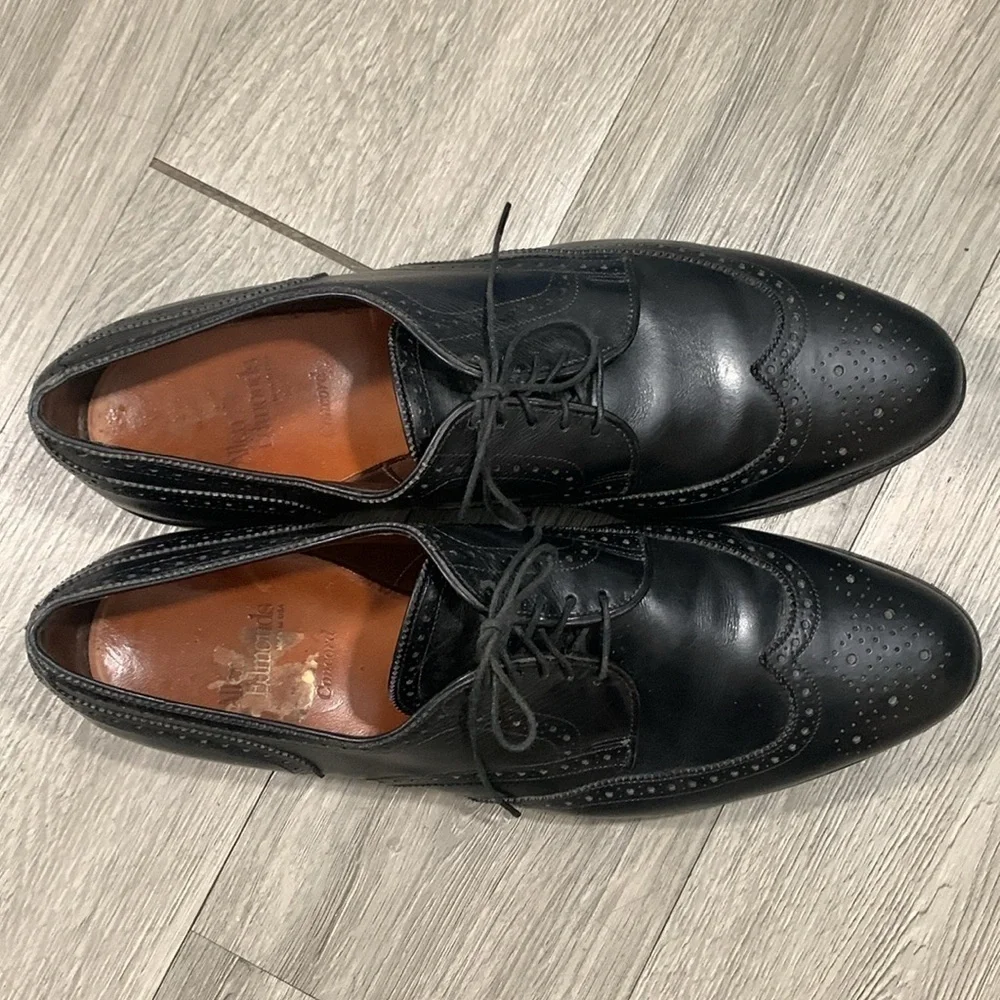 Allen Edmonds Concord Wingtip Black Leather Oxfords size‎ 13B